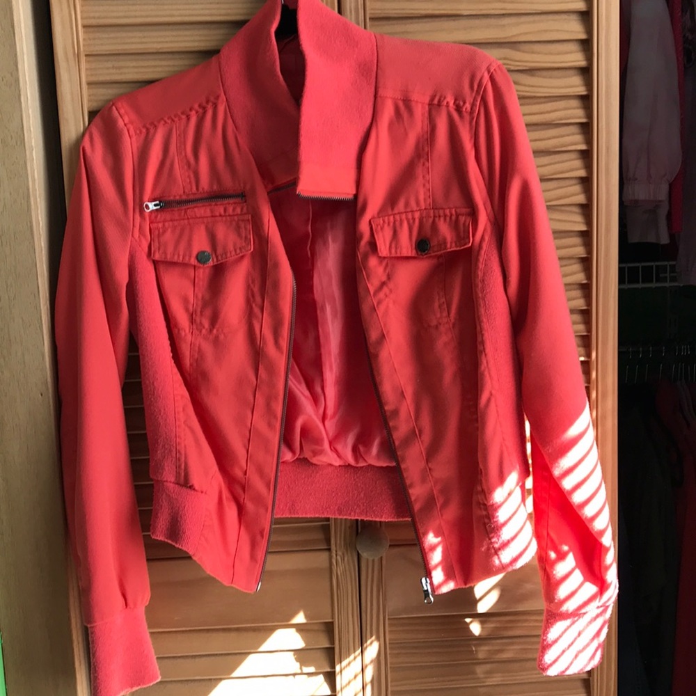 Orange jacket